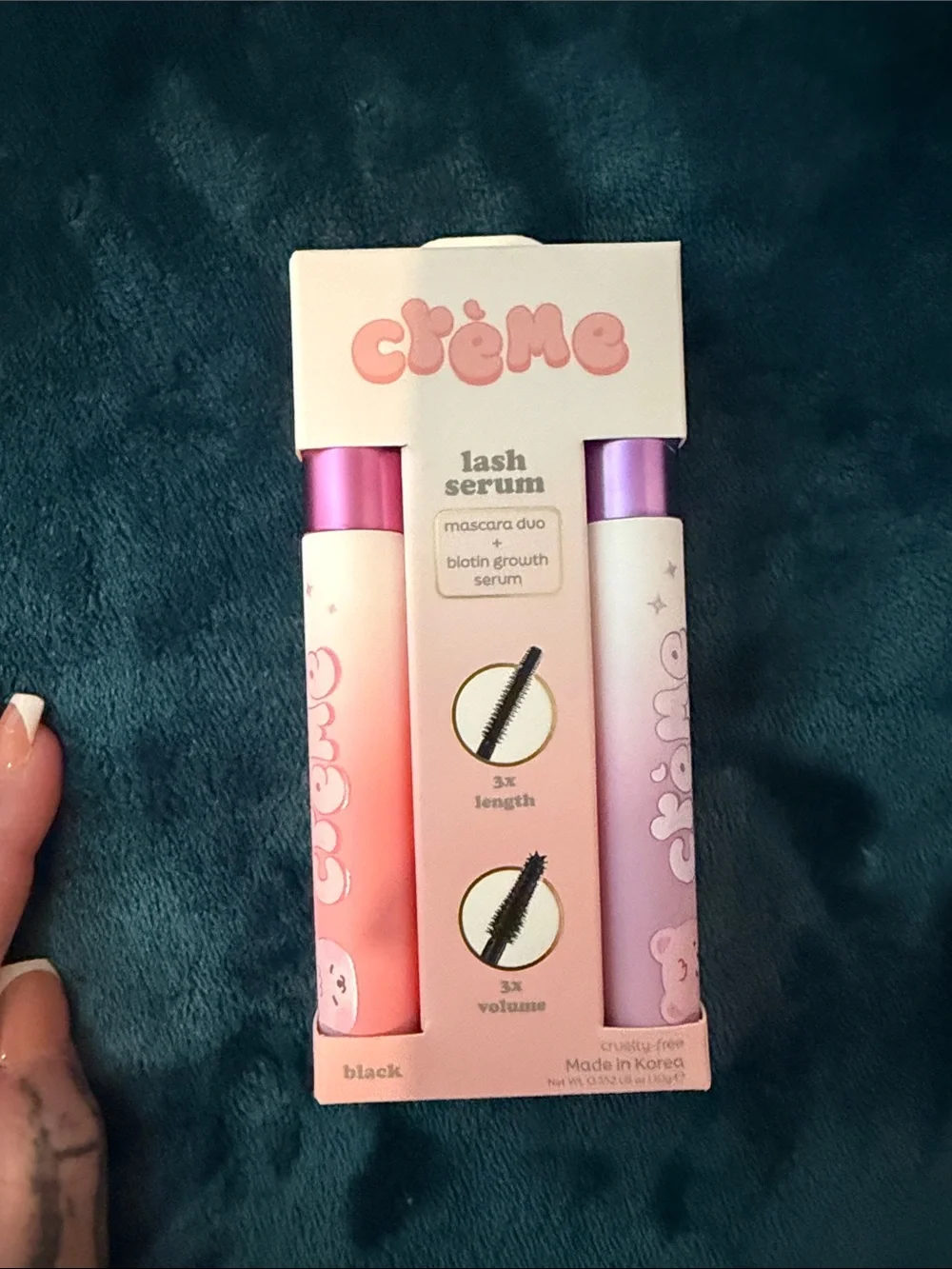 Cherimoya Lip Oil Trio + Soft Blur Liquid Blush Set + mascara duo